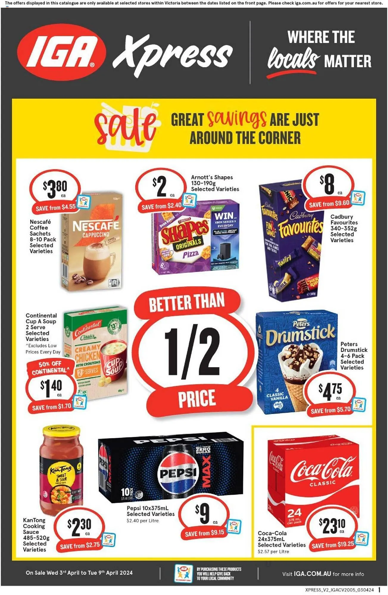 IGA Xpress catalogue - Catalogue valid from 3 April to 9 April 2024 - page 