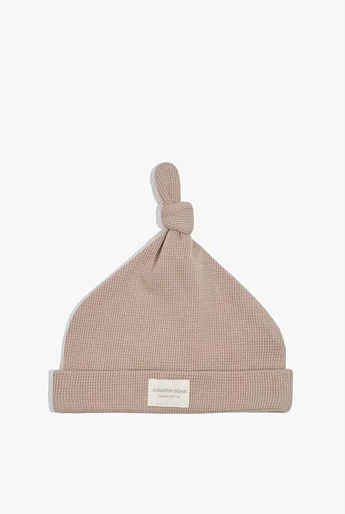 Organically Grown Cotton Waffle Beanie