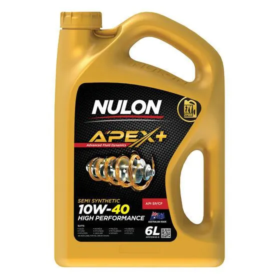 Nulon APEX+ 10W-40 High Performance Engine Oil 6 Litre