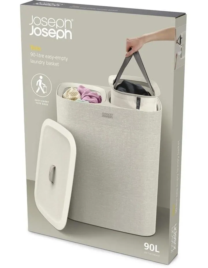 Tota Laundry Basket 90L in Ecru
