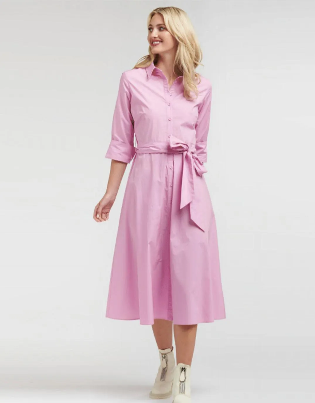 Grace Shirtdress - Orchid