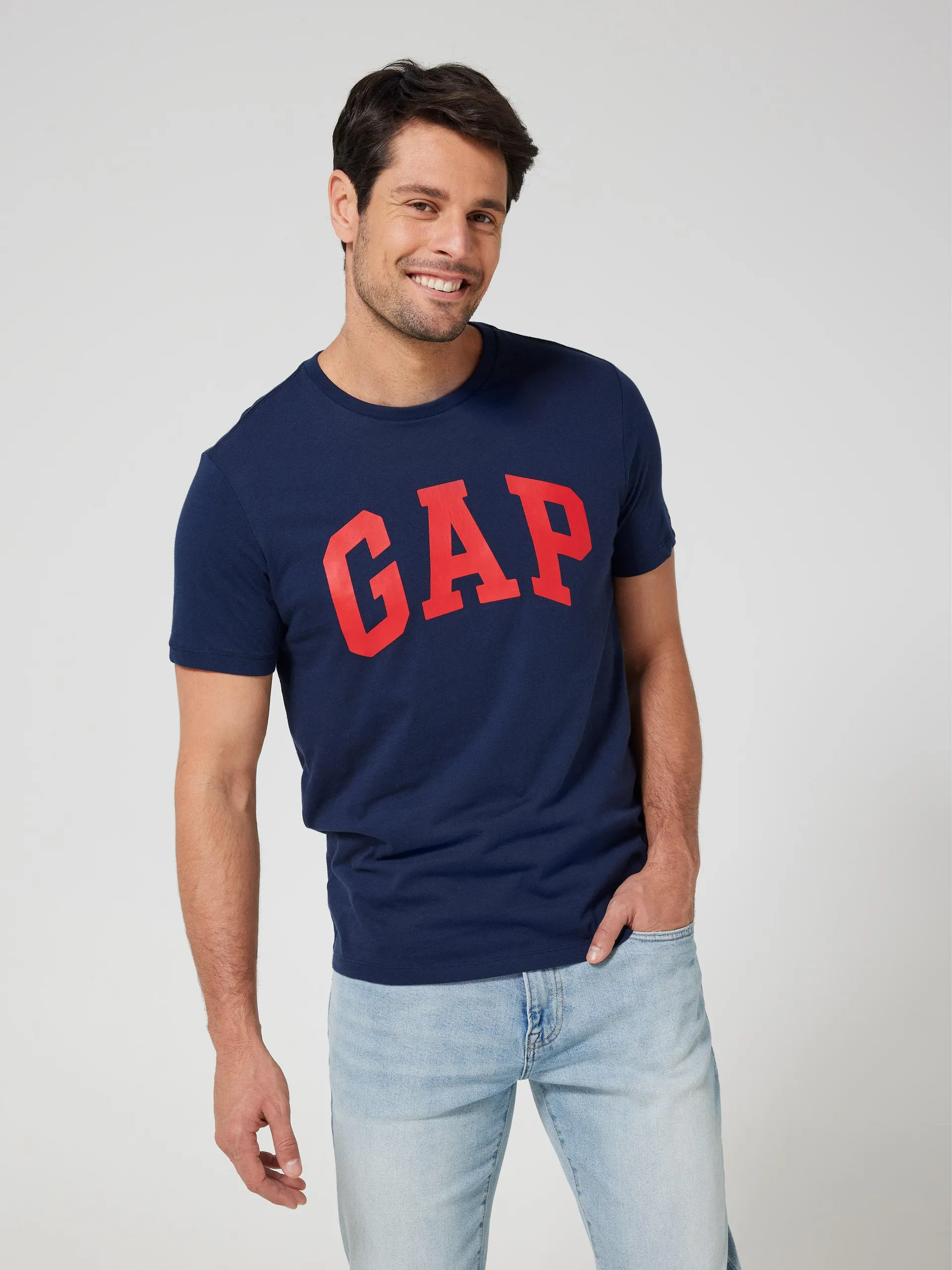 GAP Logo Tee In Navy