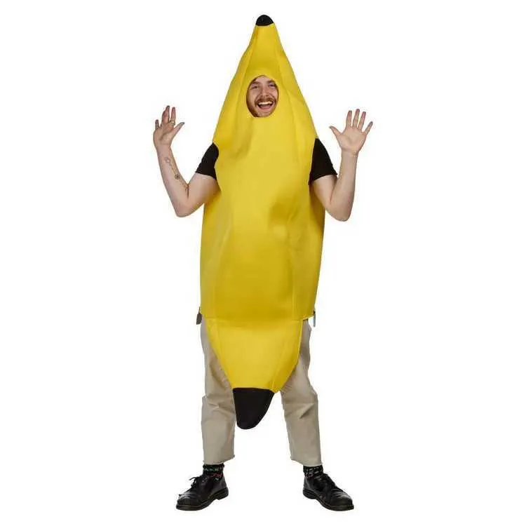 Spartys Adults Banana Costume One Size Fits Most