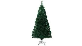 vidaXL Fibre Optic Artificial Green Christmas Tree with Stand