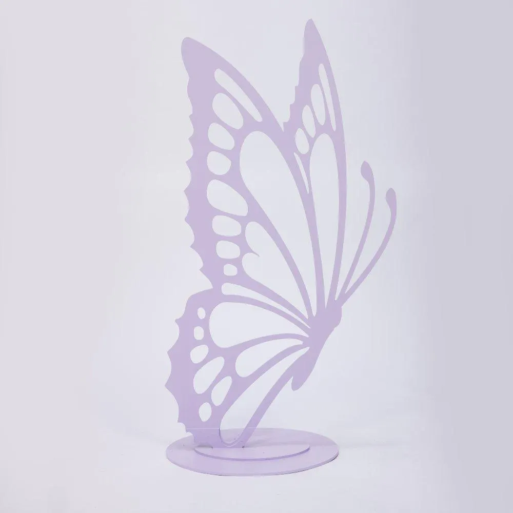 Butterfly Wooden Pastel Purple 1.4m HIRE Ea