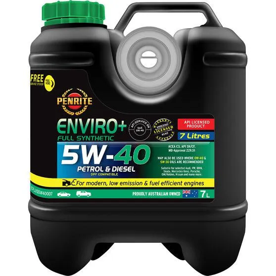 Penrite Enviro+ Engine Oil 5W-40 7 Litre