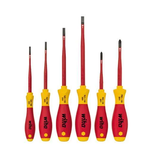 Wiha 6 Piece Softfinish Slimfix Screwdriver Set