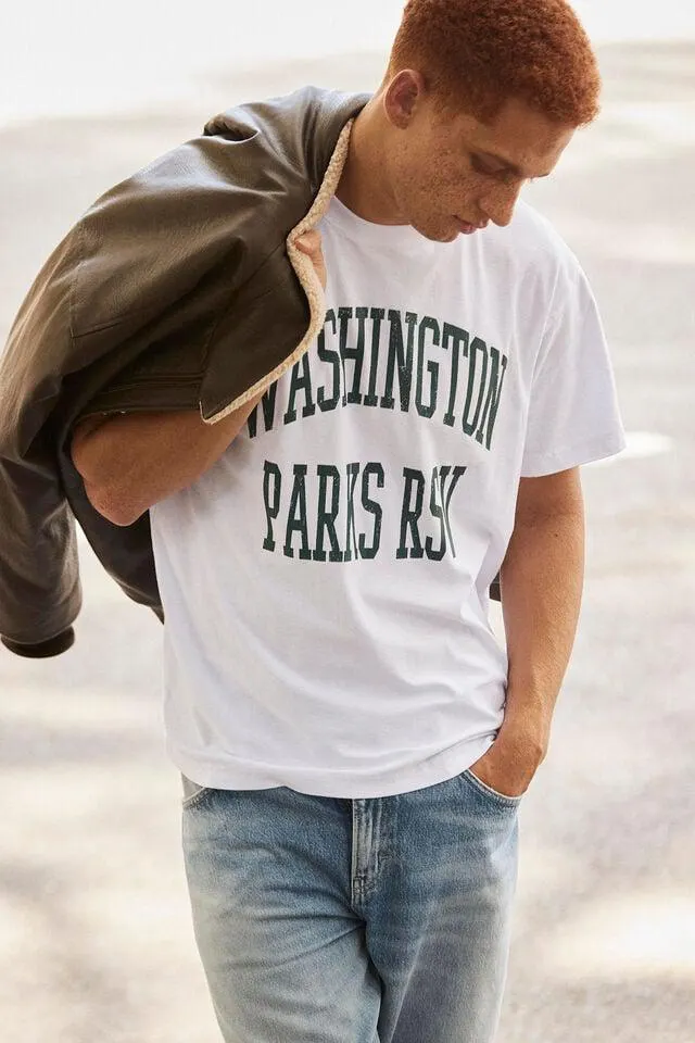 Loose Fit College T-Shirt