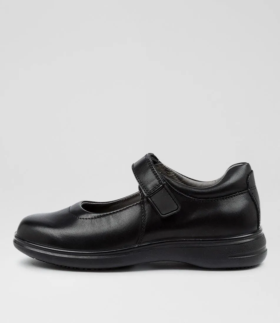 gigi jnr e black leather