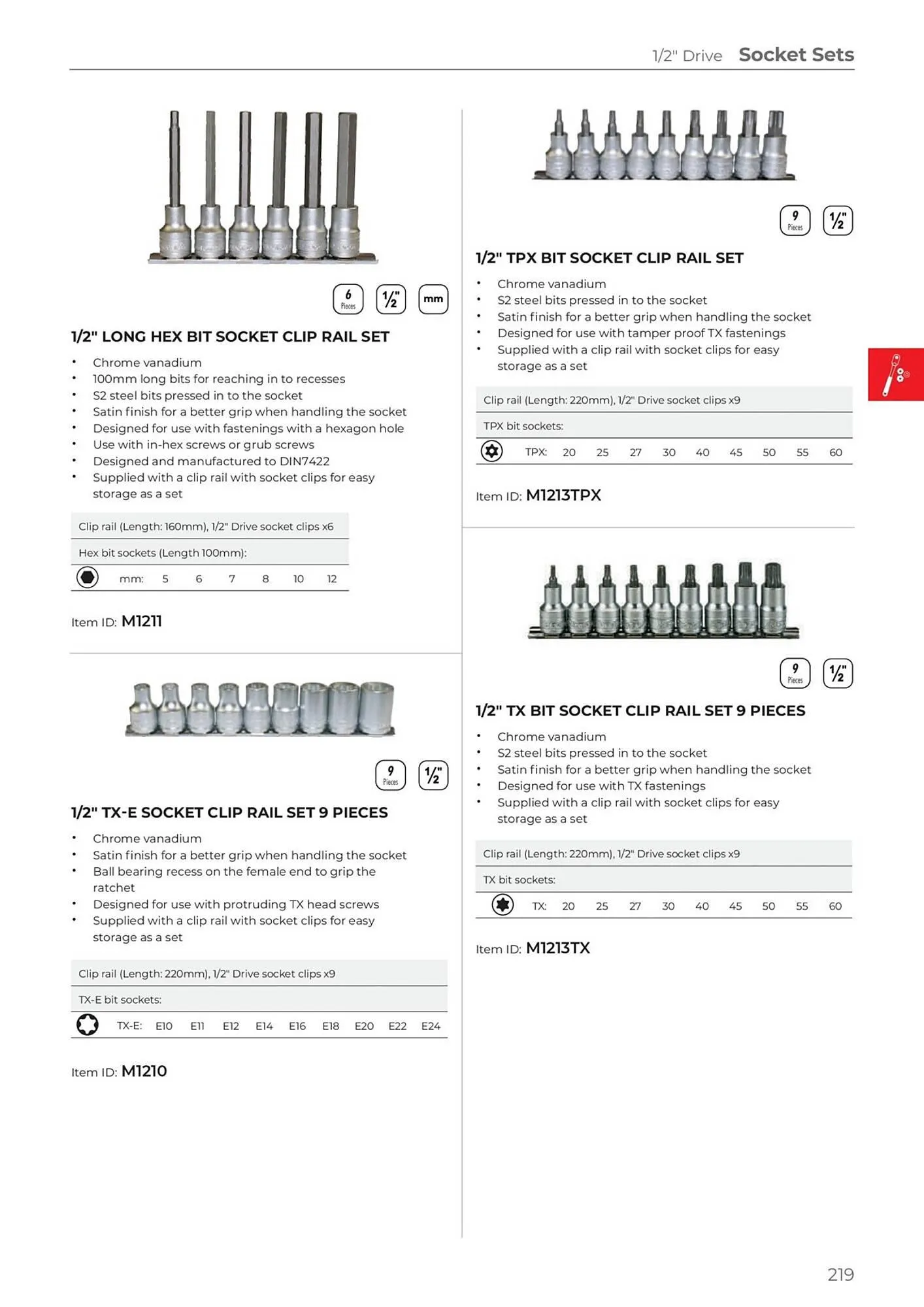 Teng Tools catalogue - Catalogue valid from 24 April to 31 December 2024 - page 220