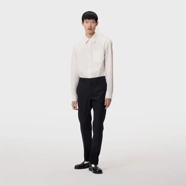 Classic Wool Cigarette Pants