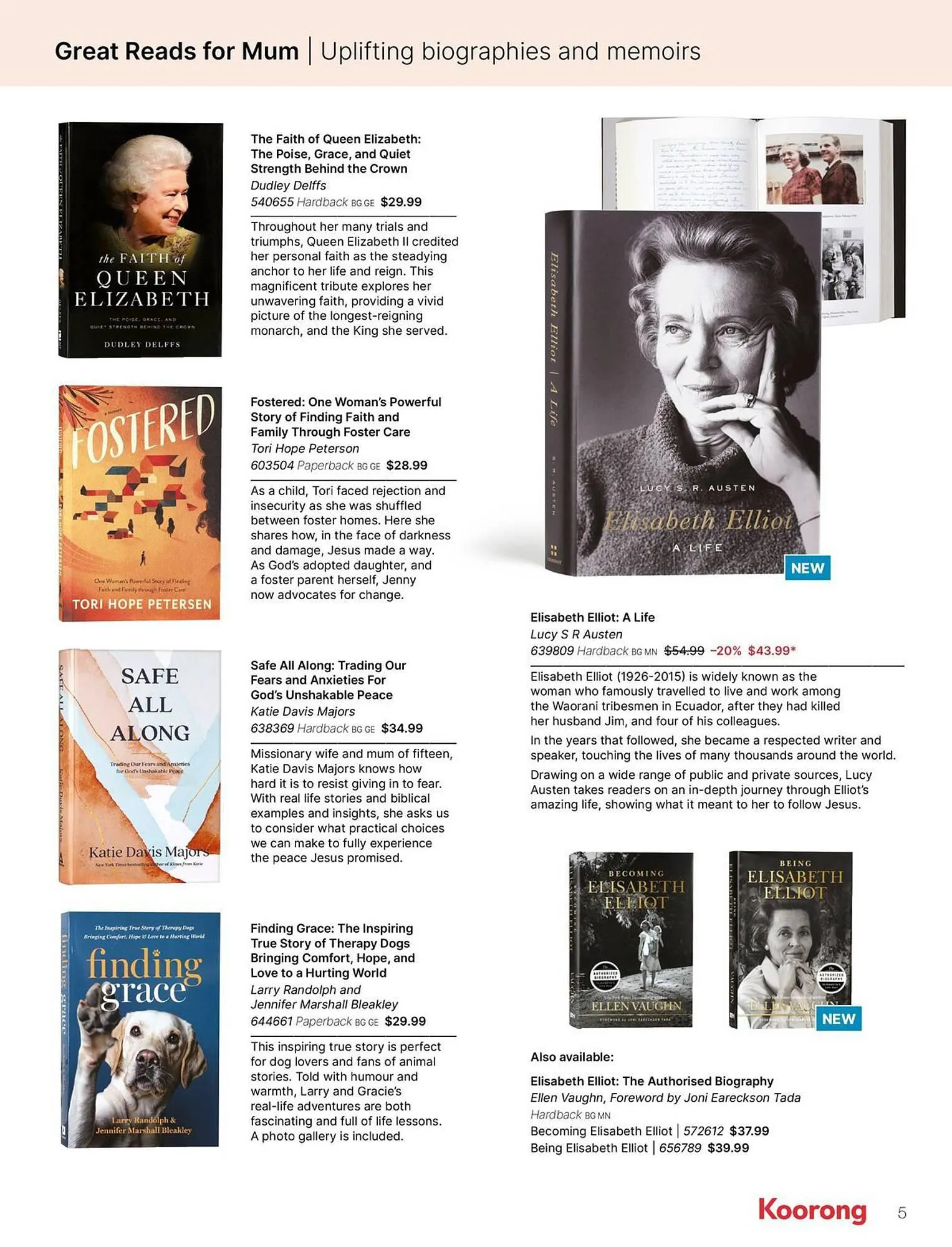 Koorong catalogue - Catalogue valid from 2 April to 12 May 2024 - page 5