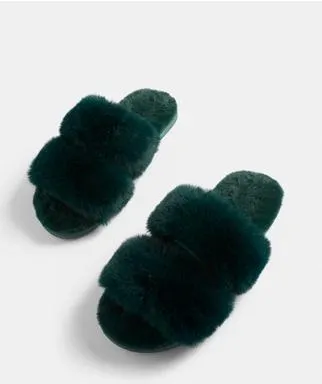 Microsuede Fluffy Slipper