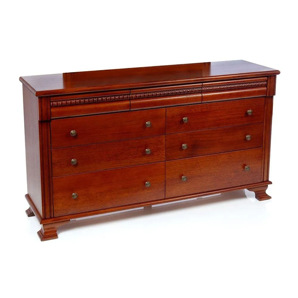 Monet Dresser (9 Drawer), Old English Oak