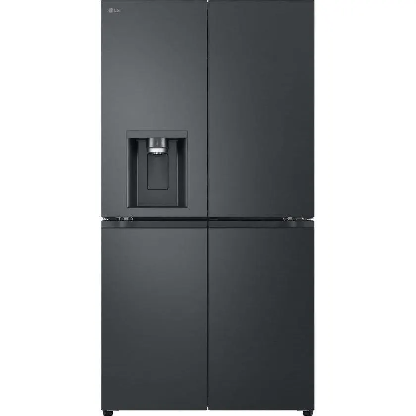 LG GFD700MBLC 638L Matte Black Quad Door Fridge
