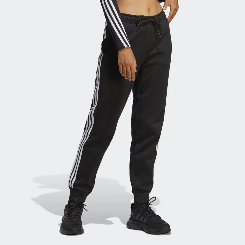 Adidas Future Icons 3-Stripes Regular Pants - Womens - Black