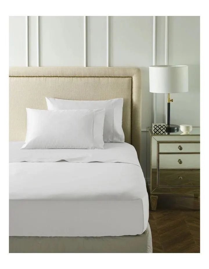 Finest Cotton 1000TC Sheet Set White