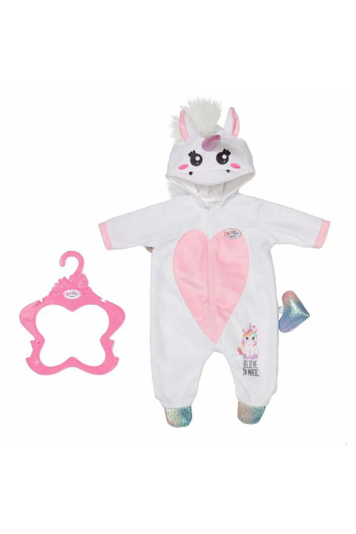 Baby Born Unicorn Onesie (43 cms)