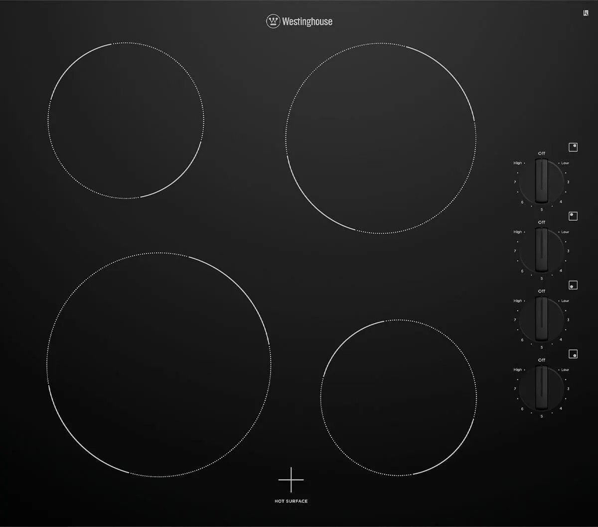Westinghouse 60cm Ceramic Cooktop WHC642BC