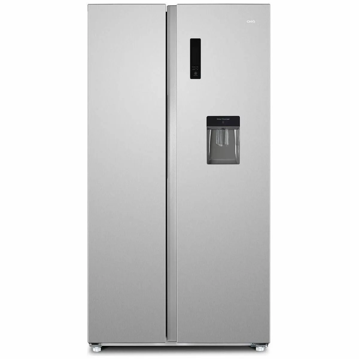 CHiQ 559L Side By Side Fridge Silver CSS557NSD