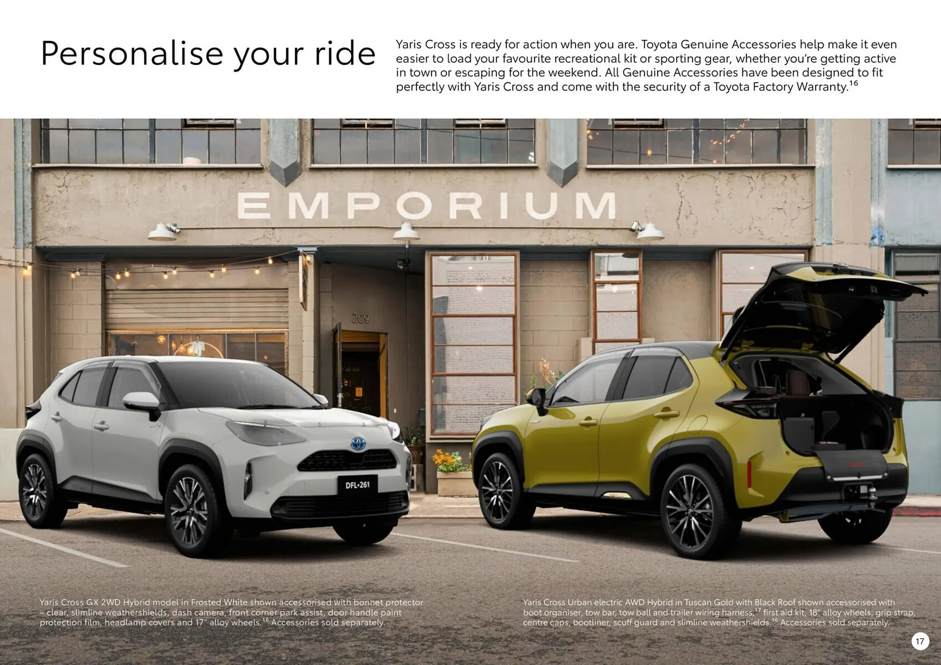 Toyota catalogue - Catalogue valid from 24 October to 30 April 2024 - page 17