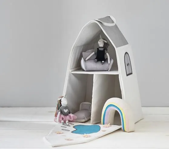 Unicorn Castle Dollhouse and Accessories