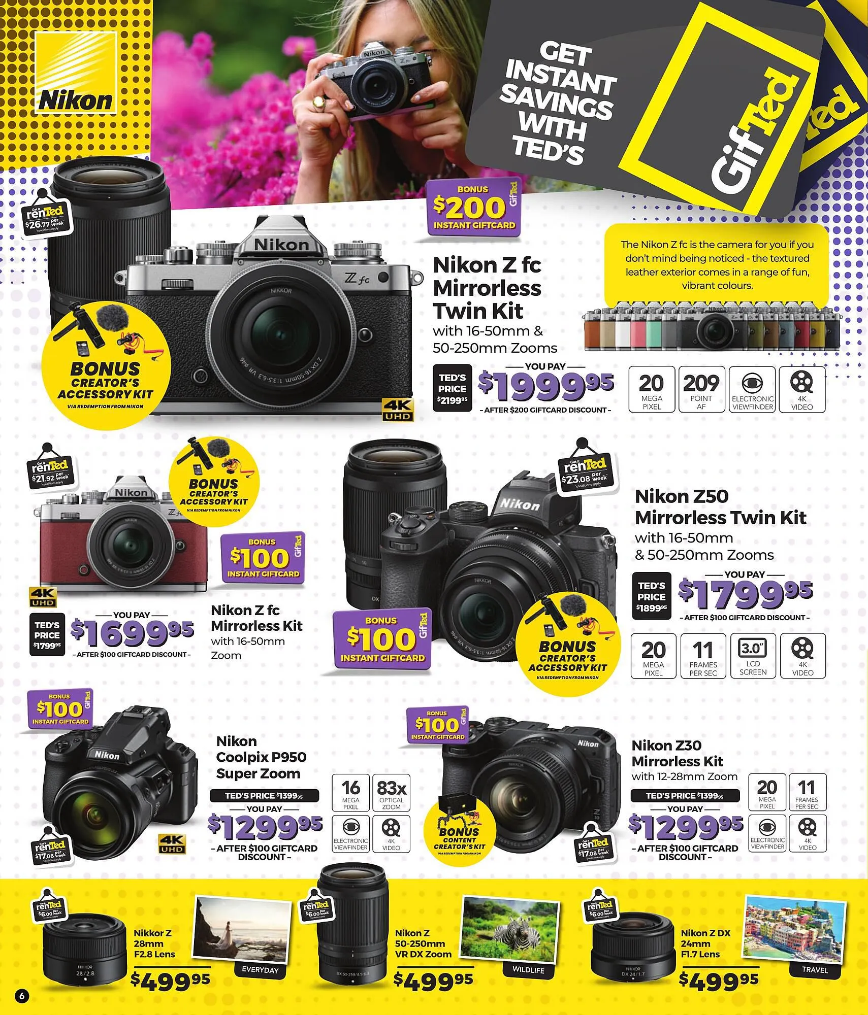 Teds Cameras catalogue - Catalogue valid from 1 April to 30 April 2024 - page 6