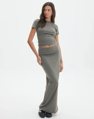 Supersoft Slim-Fit Maxi Skirt