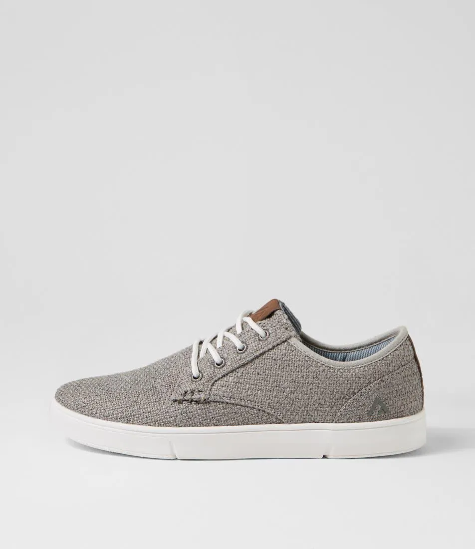 albatross mw grey weave canvas sneakers