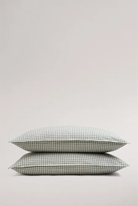 Noni Gingham Standard Pillowcase Pair