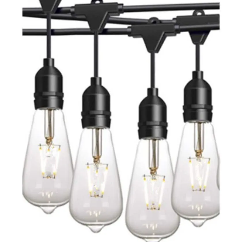 Greenleaf Festoon Lights LED 10 Globe Connectable 10m