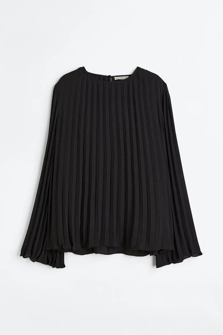 Pleated Blouse