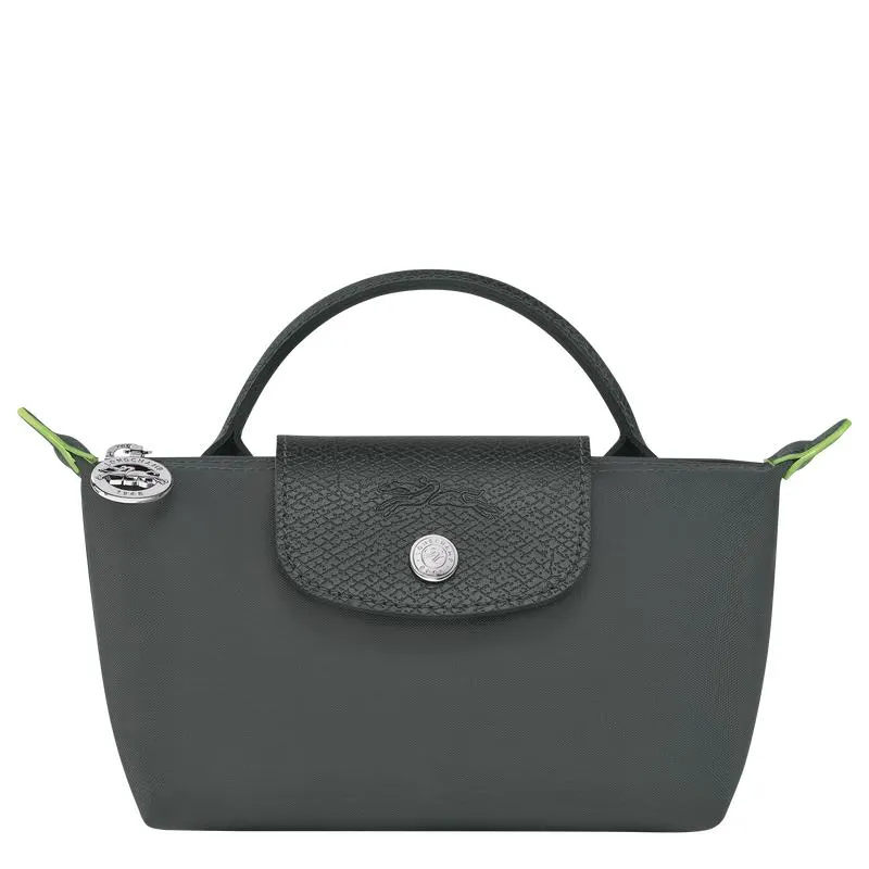 Le Pliage Green Pouch with handle