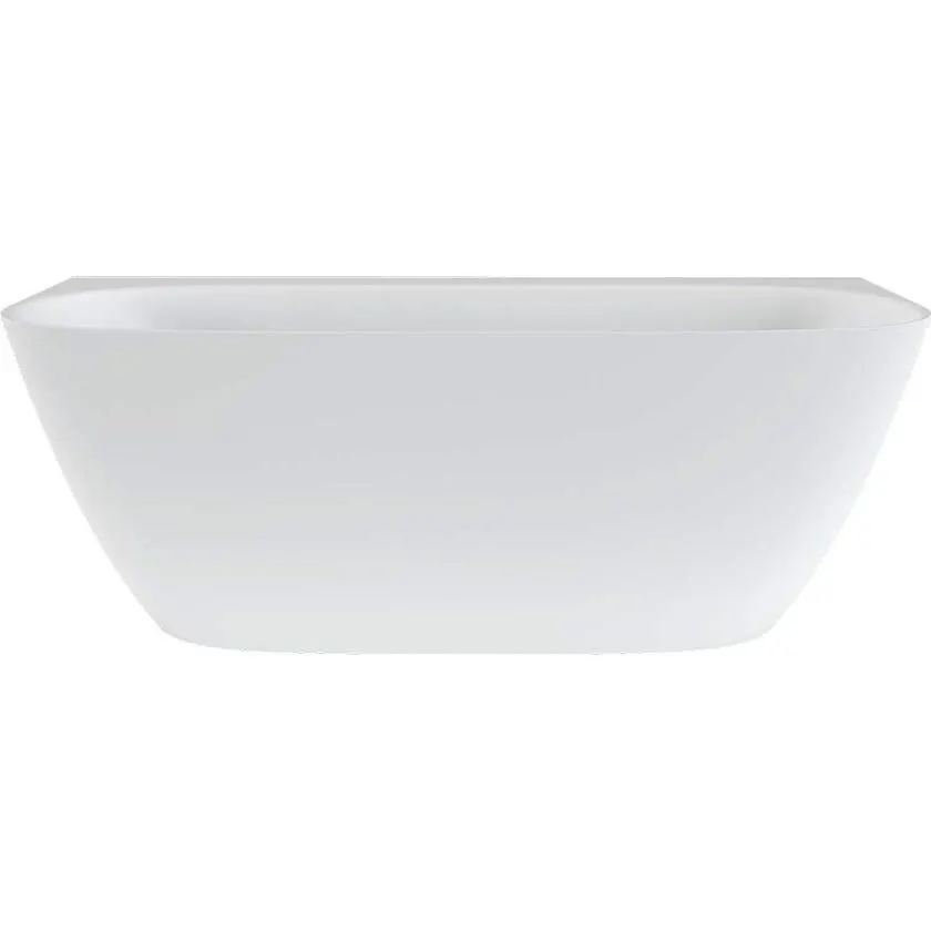 Victoria + Albert LU5MNSMNO Lussari 1700 Back to Wall Matte White Quarrycast Bath