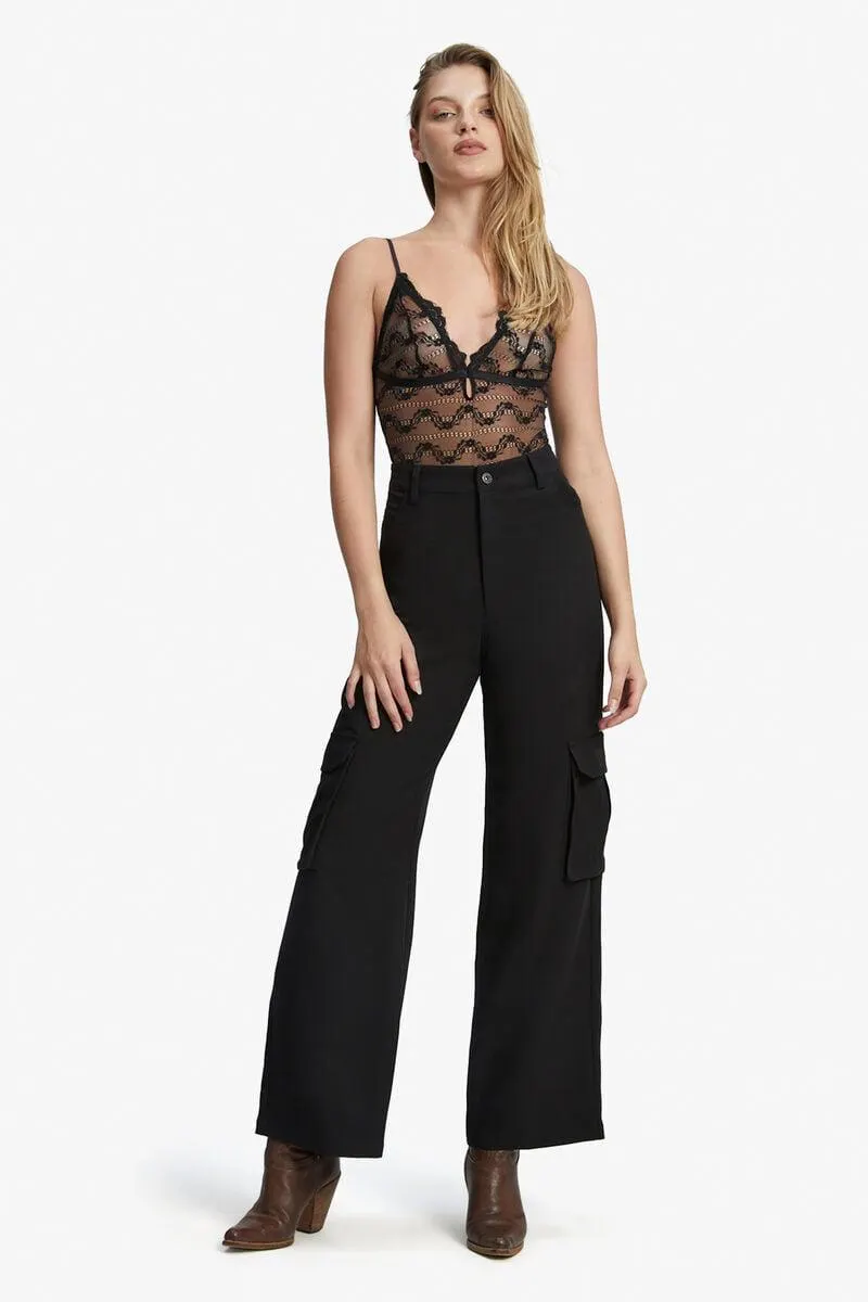 hestia cargo pant in black