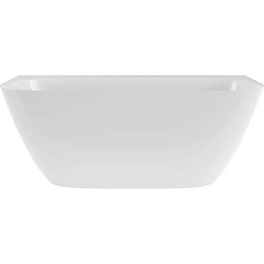Victoria + Albert LU4NSWNO Lussari 1600 Back to Wall White Quarrycast Bath