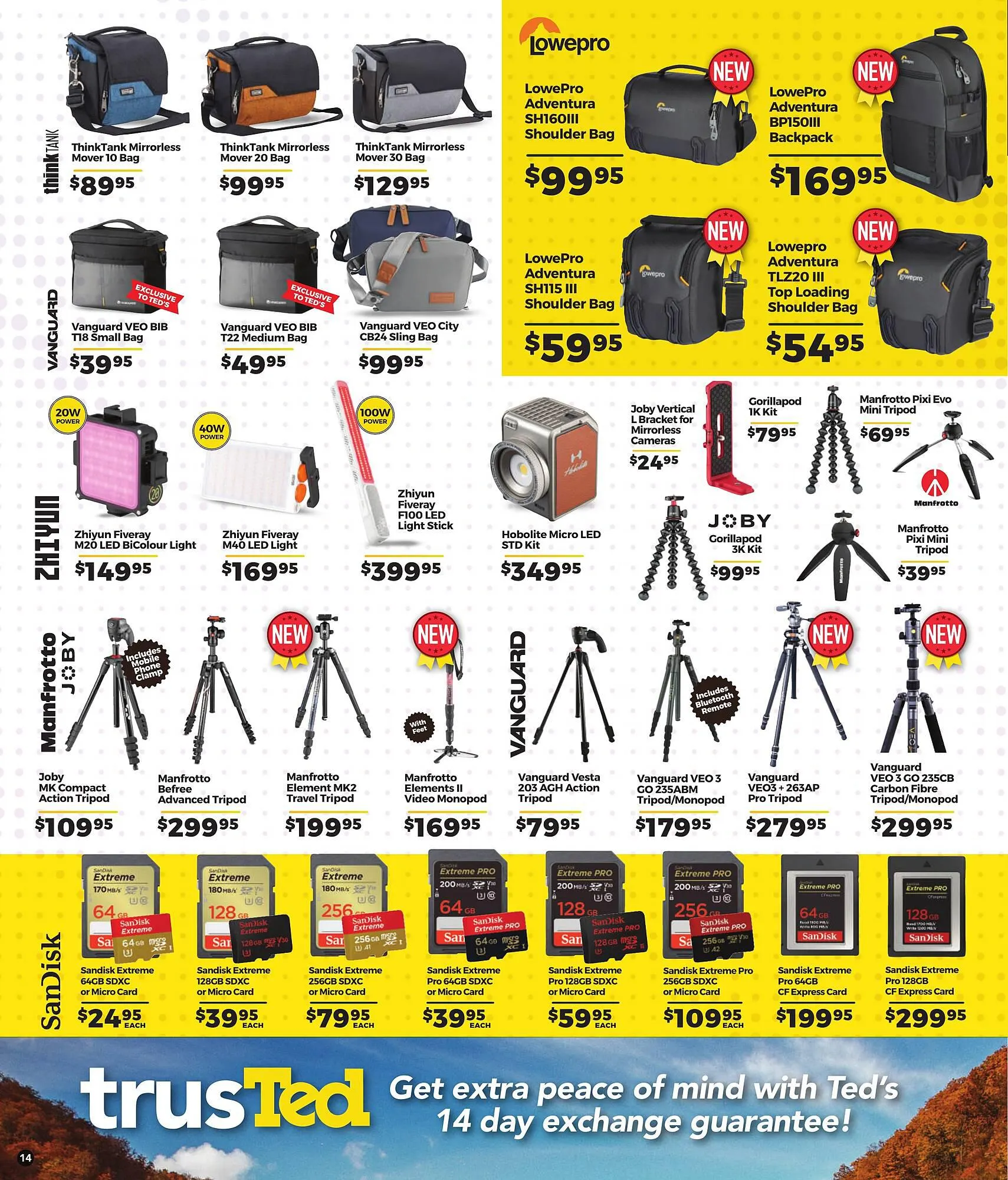 Teds Cameras catalogue - Catalogue valid from 1 April to 30 April 2024 - page 14