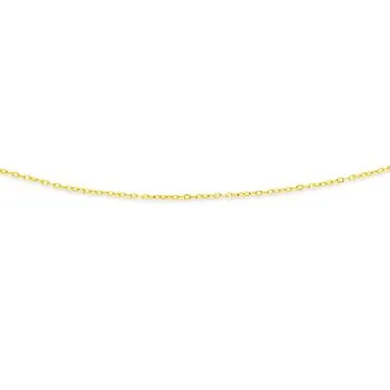 9ct Gold 50cm Solid Cable Chain