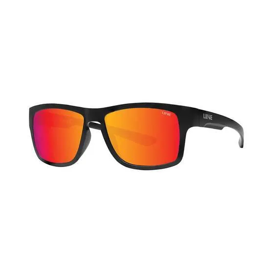 Liive Kids' Harry Sunglasses Matt Black with Mirror Lens