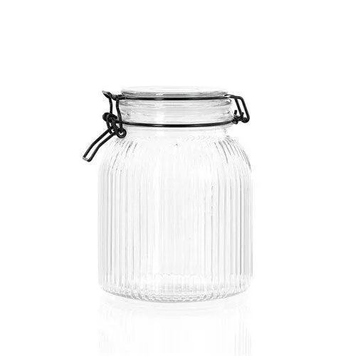 Fido Stripe Clip Jar 1.4L