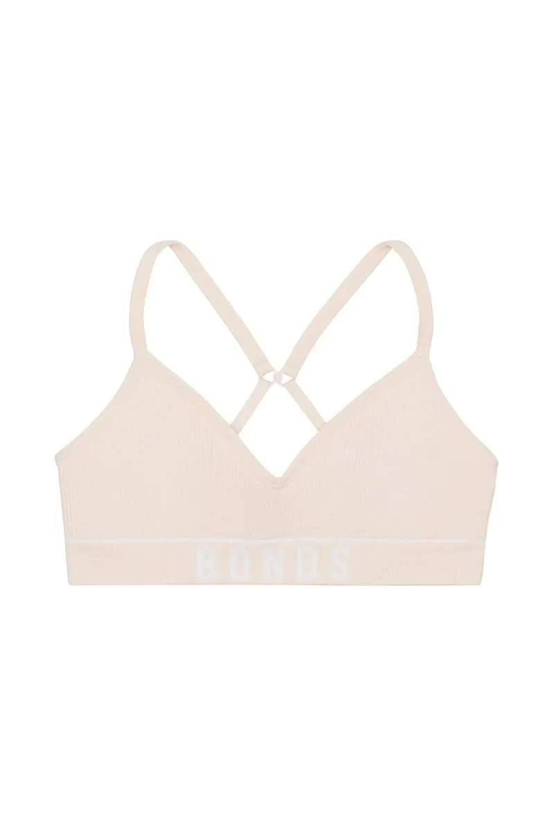 Girls Retro Rib Contour Crop