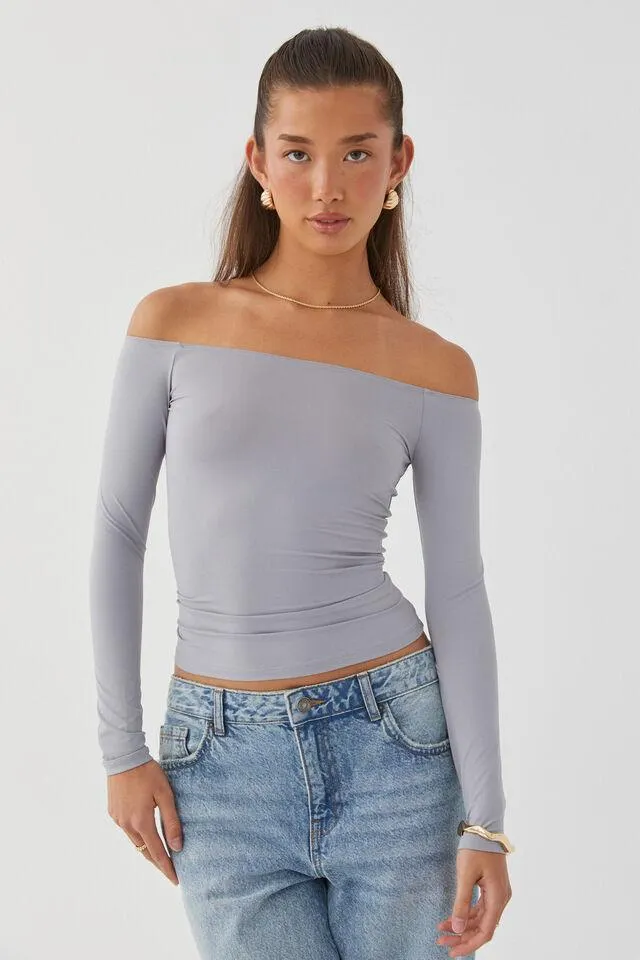 Light Luxe Off Shoulder Top