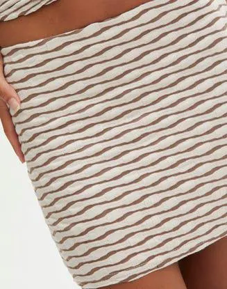 Textured Mini Skirt