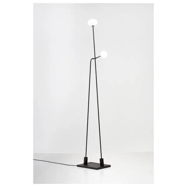 Atelier De Troupe Tempo Floor Lamp - Matte Black TEMPOFLBLBRO