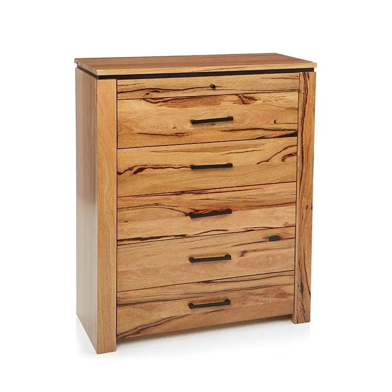 Maya Tallboy (5 Drawer), Natural
