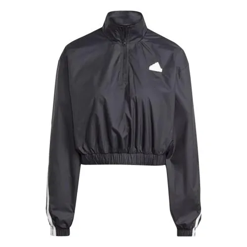 ADIDAS FUTURE ICONS 3-STRIPES WOVEN 1/4 ZIP JACKET