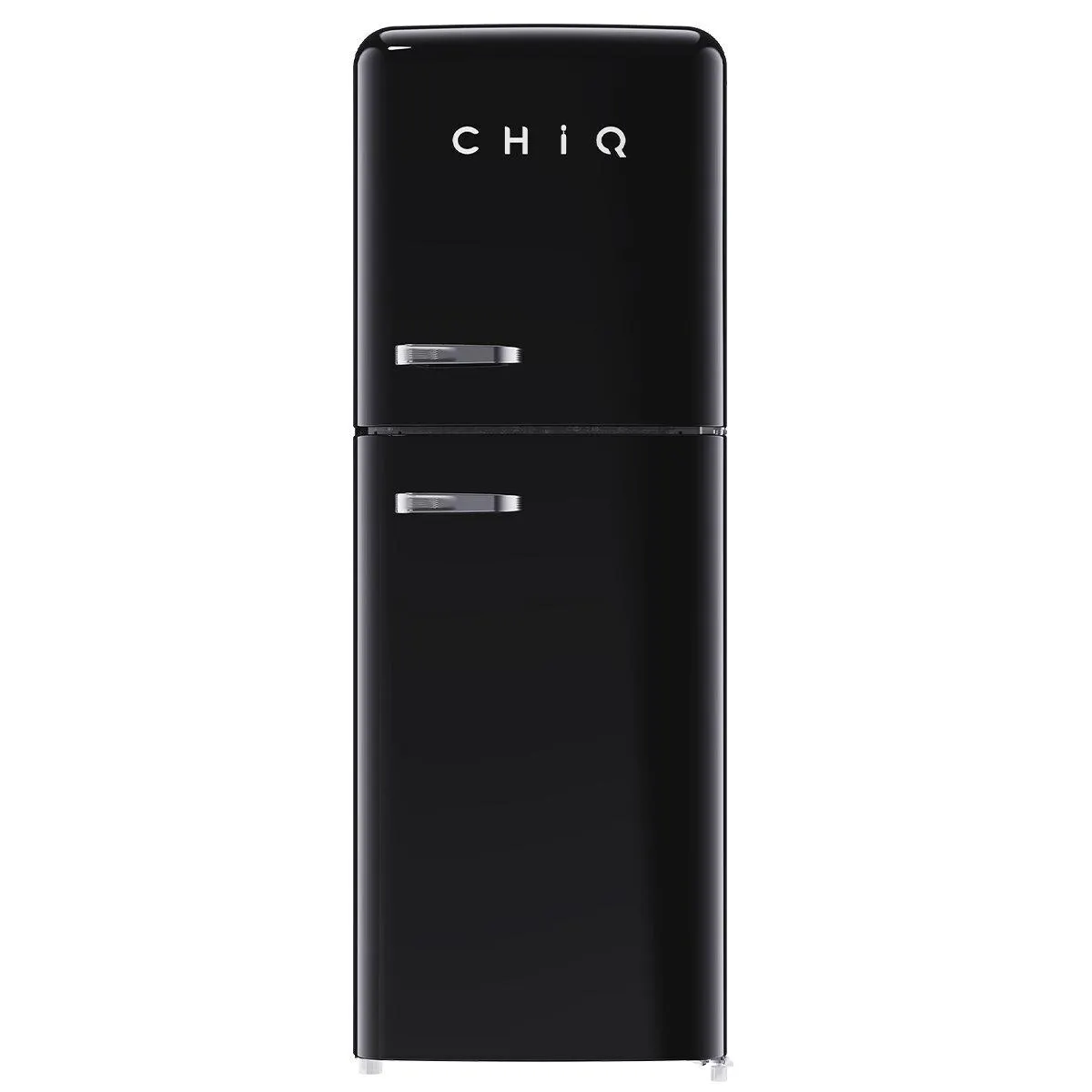 CHiQ 202L Retro Top Mount Fridge Black CRTM200NB
