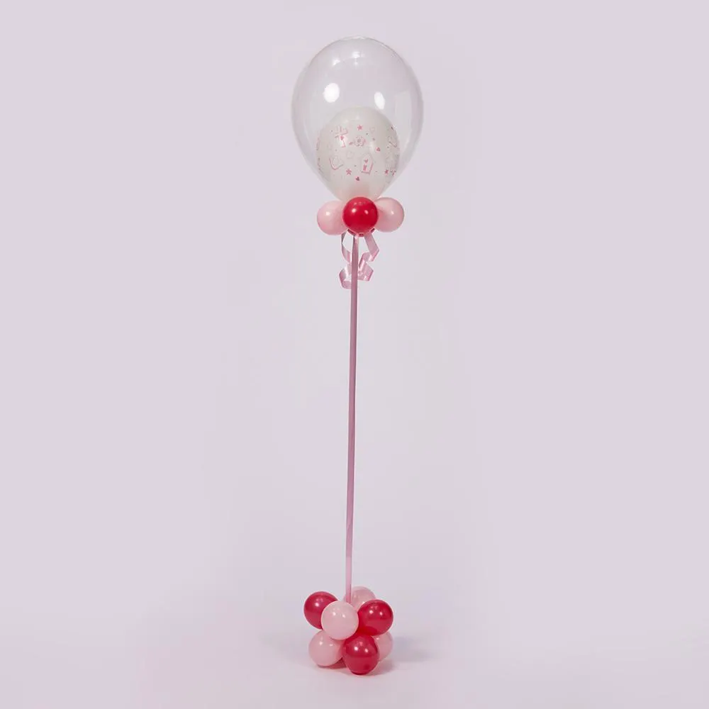 Double Bubble Cluster Balloon Bouquet Ea