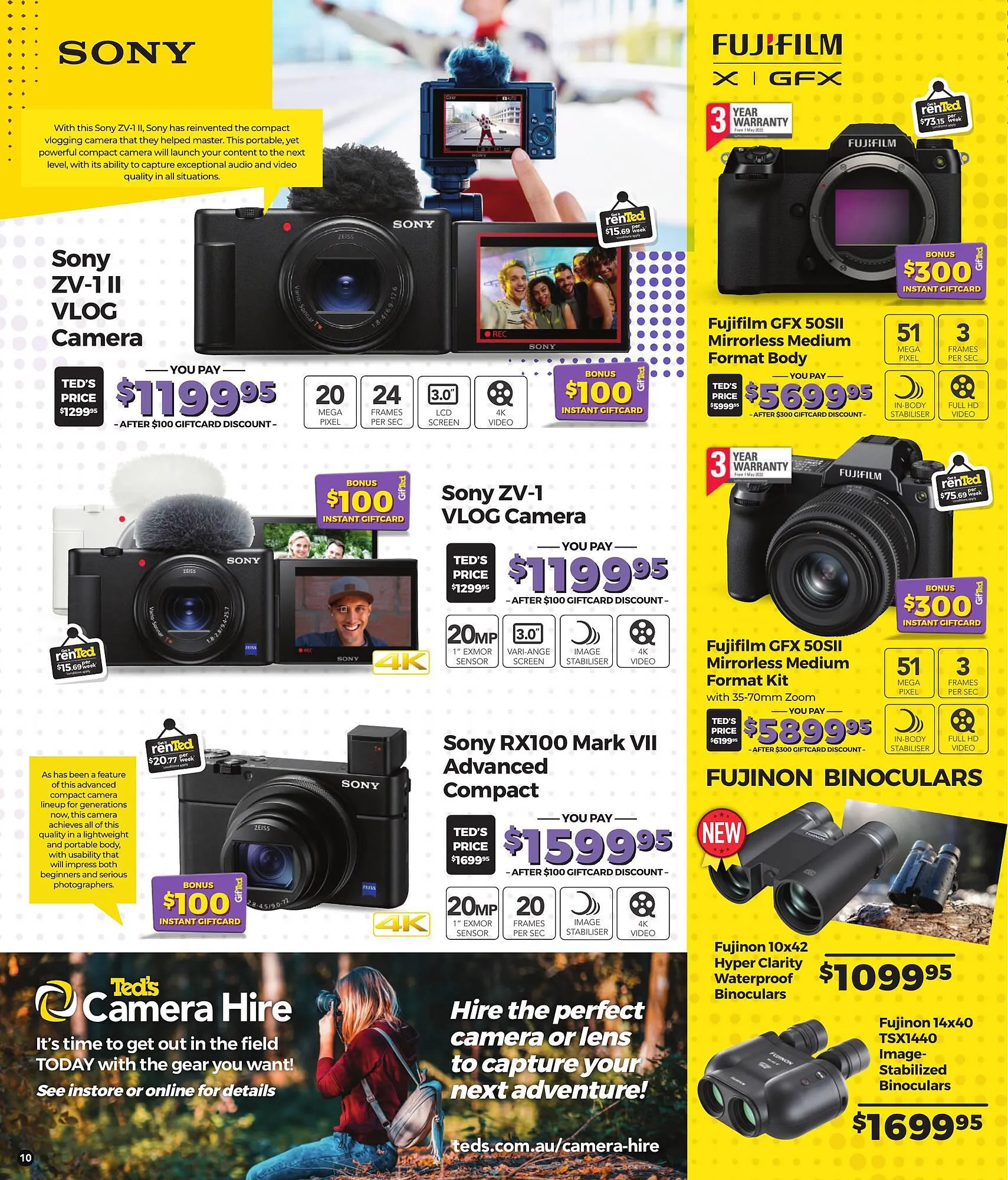 Teds Cameras catalogue - Catalogue valid from 1 April to 30 April 2024 - page 10