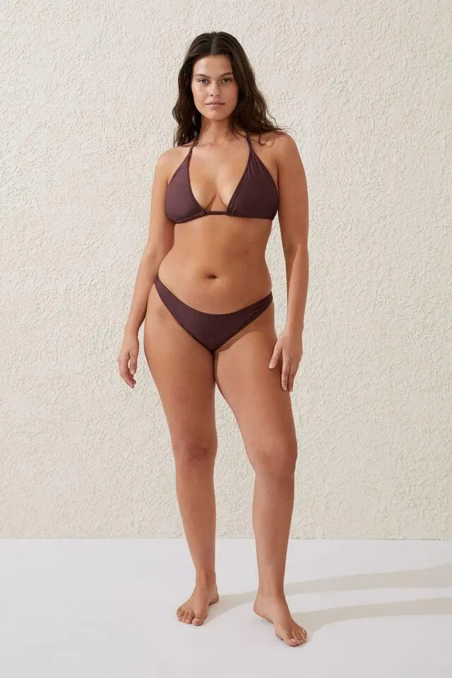 Refined High Side Brazilian Bikini Bottom